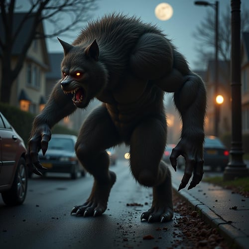 Werewolf FLUX LoRA by TrafficMeany on Tensor.Art