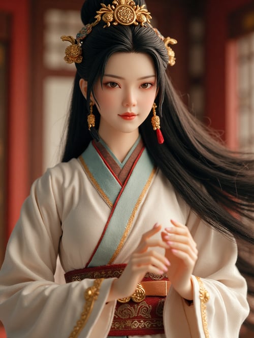 X白月魁手办baiyuekui-灵笼-F.1 by DeepBlue藍心 on Tensor.Art