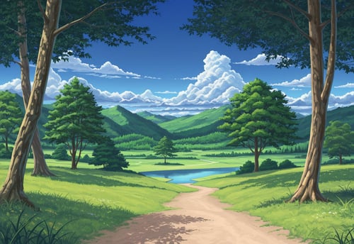 Everlasting Summer Backgrounds Style by KONb on Tensor.Art