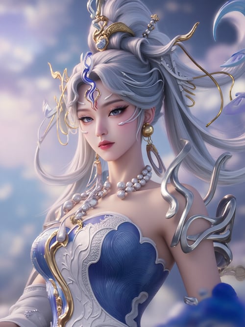 X女娲nuwa蛇年限定-王者荣耀Honor of Kings by DeepBlue藍心 on Tensor.Art