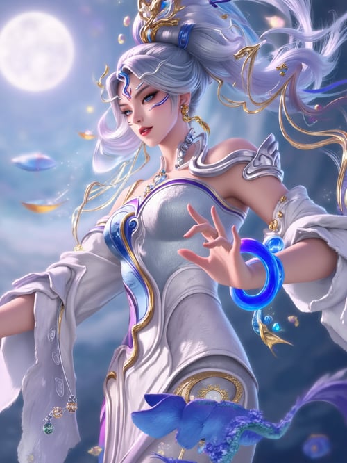 X女娲nuwa蛇年限定-王者荣耀Honor of Kings by DeepBlue藍心 on Tensor.Art
