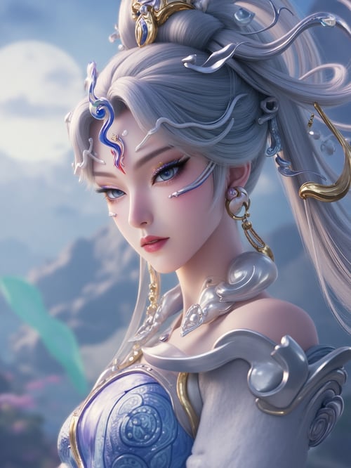 X女娲nuwa蛇年限定-王者荣耀Honor of Kings by DeepBlue藍心 on Tensor.Art