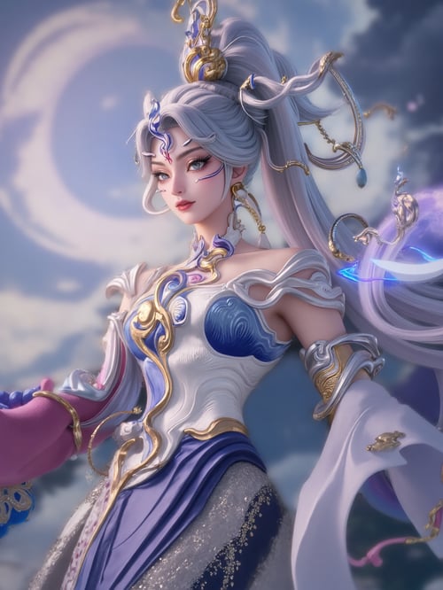 X女娲nuwa蛇年限定-王者荣耀Honor of Kings by DeepBlue藍心 on Tensor.Art