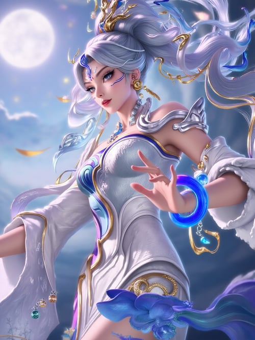 X女娲nuwa蛇年限定-王者荣耀Honor of Kings by DeepBlue藍心 on Tensor.Art