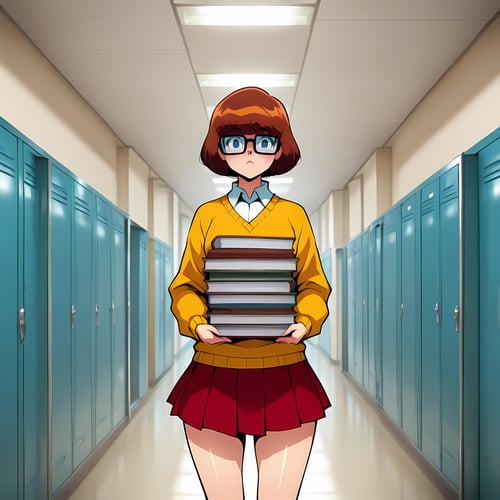 School Hallway by Navedaxu on Tensor.Art