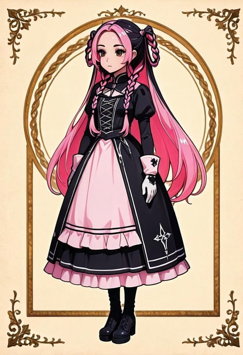 PINKBLACK TWINTAILS BY STX by STXai on Tensor.Art