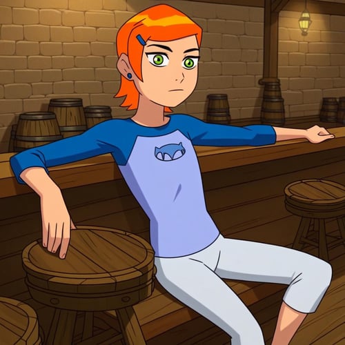 Gwen Tennyson (original Ben 10) by Artificial_ignorance on Tensor.Art