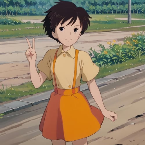 Satsuki Kusakabe (My neighbor Totoro) by Artificial_ignorance on Tensor.Art