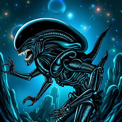 Xenomorph XL + SD1.5 + F1D by EauDeNoire on Tensor.Art