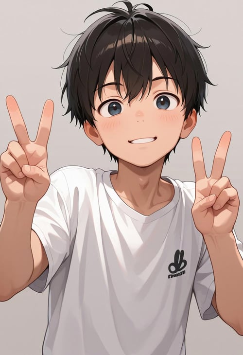 Peace sign - V by Hinoken on Tensor.Art