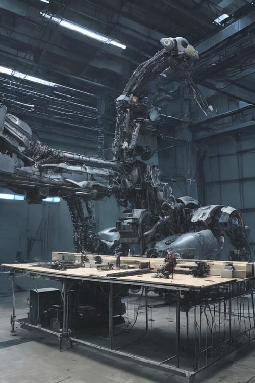 CYBORG FACTORY 🦾 BY STX by STXai on Tensor.Art