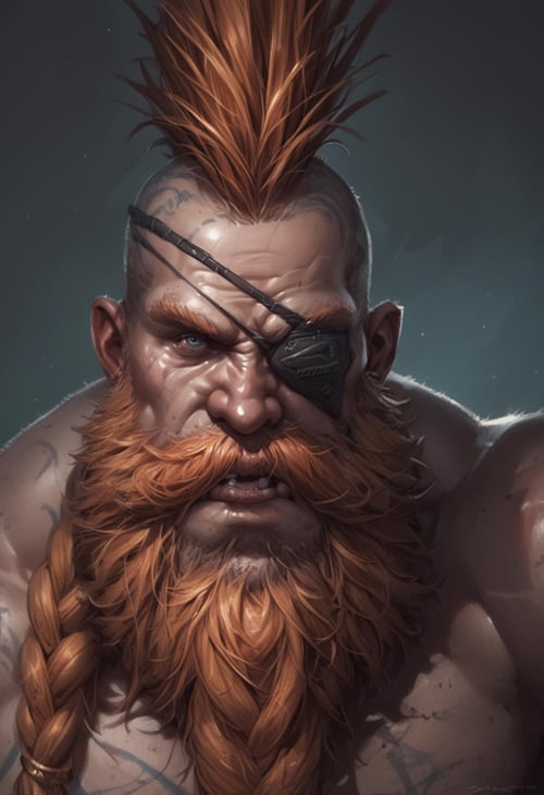 Gotrek and Felix by Flintmongoose on Tensor.Art