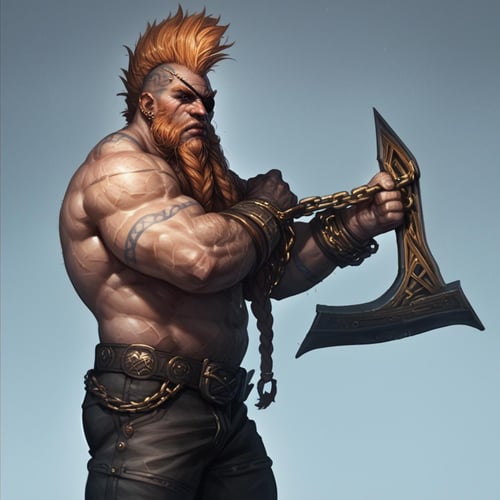 Gotrek and Felix by Flintmongoose on Tensor.Art