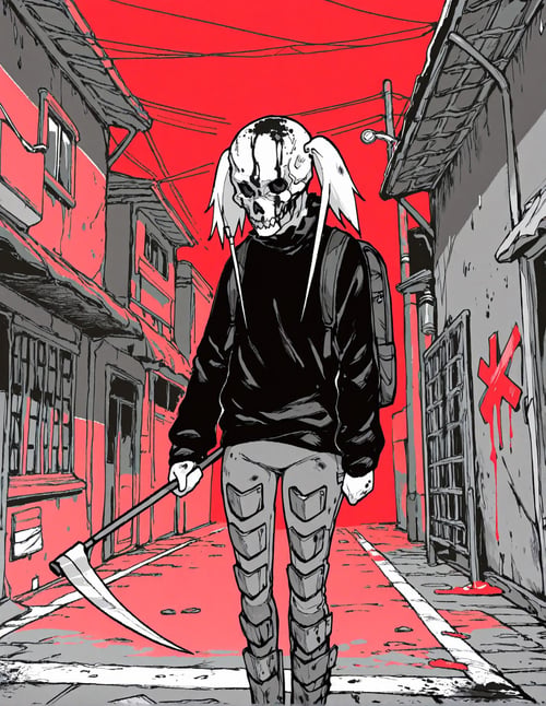 Q Hayashida Style - Dorohedoro (Illustrious\Pony) by damocles on Tensor.Art