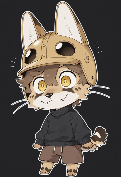 Scooter (Leptailurus serval) Luxury_gin OC | Скутер (Сервал) - ОП Luxury_gin [Pony / Illustrious] by Not_So_Saint_Dog on T...