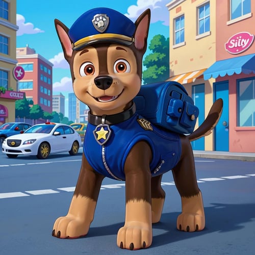 Chase (Paw Patrol) by Ironytail34 on Tensor.Art