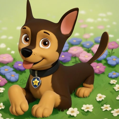 Chase (Paw Patrol) by Ironytail34 on Tensor.Art