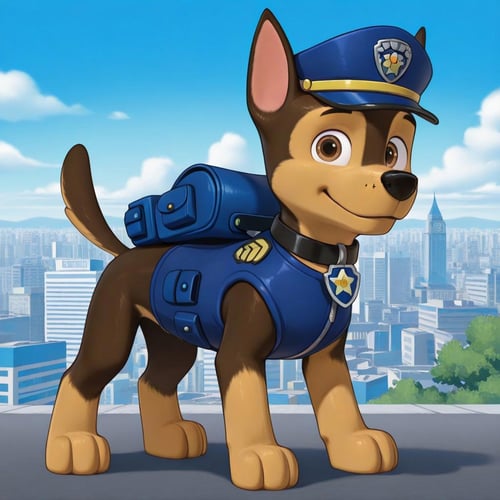 Chase (Paw Patrol) by Ironytail34 on Tensor.Art