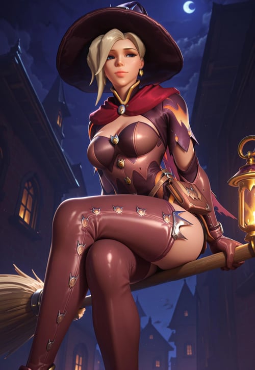 Mercy Witch Skin (Pony & Illus) by Huevoasesino2 on Tensor.Art