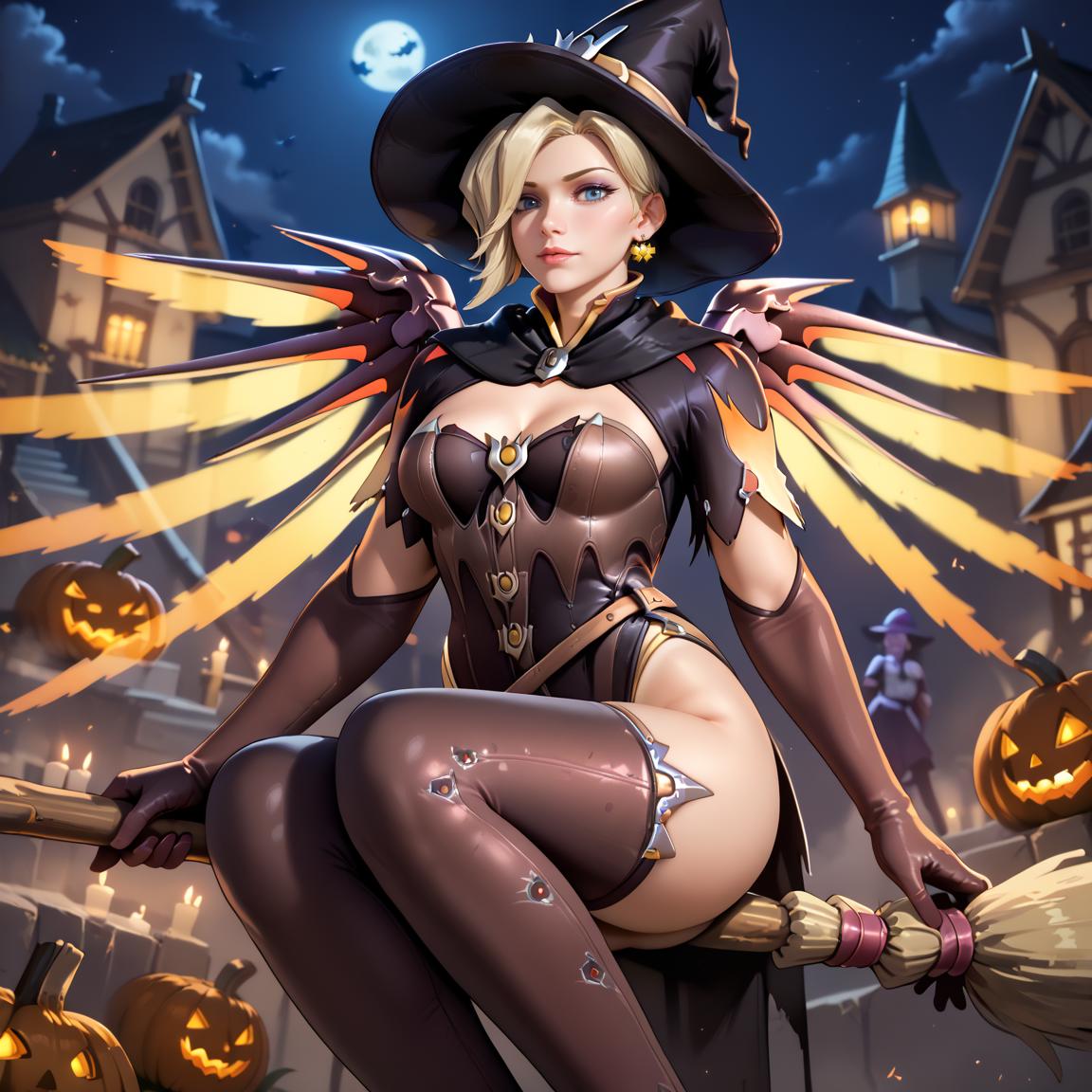 Mercy Witch Skin (Pony & Illus) by Huevoasesino2 on Tensor.Art