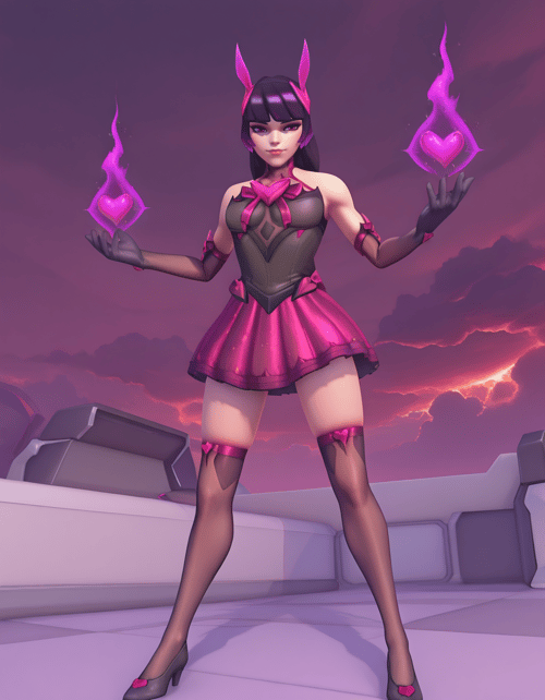 D.va Nocturna skin (Pony & Illustrious) by Huevoasesino2 on Tensor.Art