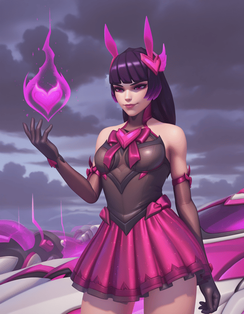 D.va Nocturna skin (Pony & Illustrious) by Huevoasesino2 on Tensor.Art