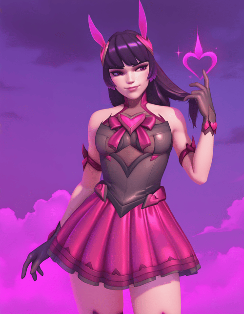 D.va Nocturna skin (Pony & Illustrious) by Huevoasesino2 on Tensor.Art