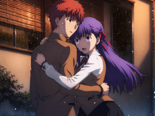 间桐樱 & 卫宫士郎《Fate/stay night》 by sakura5464 on Tensor.Art