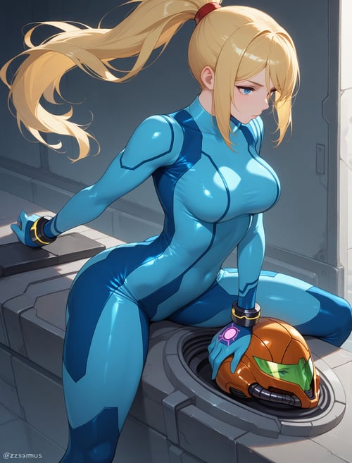 Samus Aran - Metroid by Diona Loli on Tensor.Art