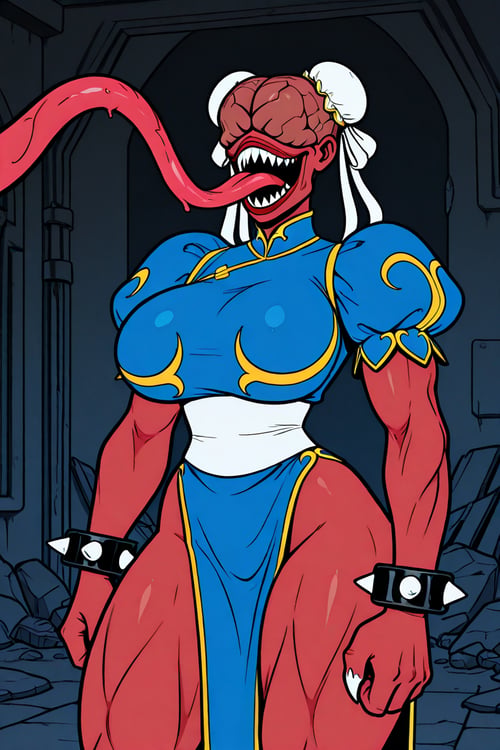 Licker | female | resident evil by ArtAIAlchemy on Tensor.Art