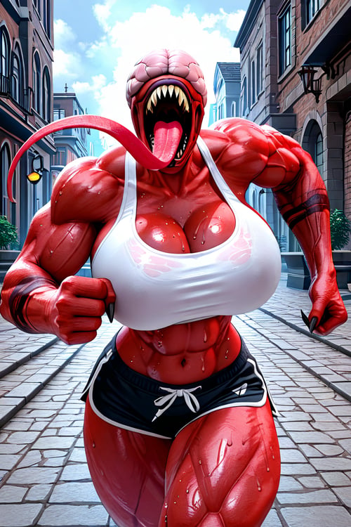 Licker | female | resident evil by ArtAIAlchemy on Tensor.Art