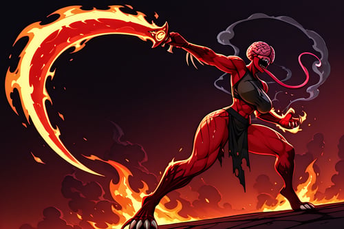 Licker | female | resident evil by ArtAIAlchemy on Tensor.Art