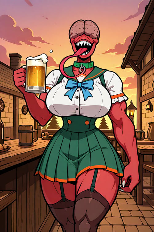 Licker | female | resident evil by ArtAIAlchemy on Tensor.Art