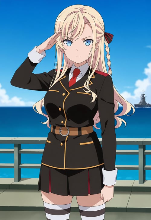 Wilhelmina Friedeburg | Illustrious | High School Fleet by LittleJelly on Tensor.Art