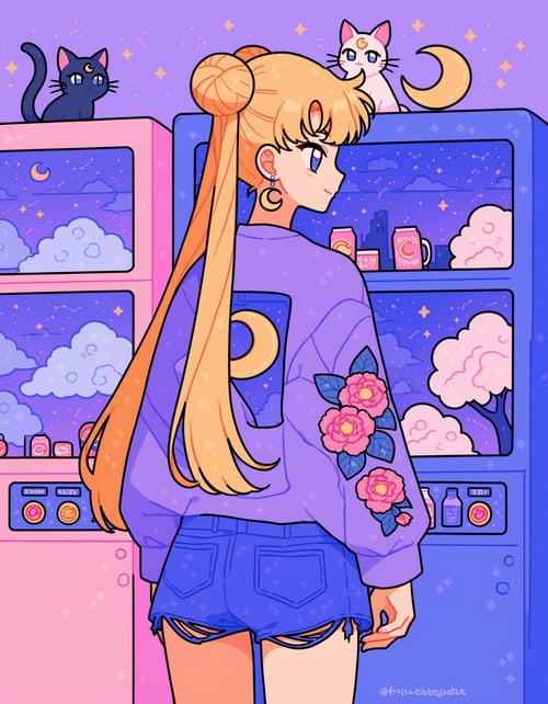 Ayanna's Celestial Kawaii Style by Ayanna_01 on Tensor.Art