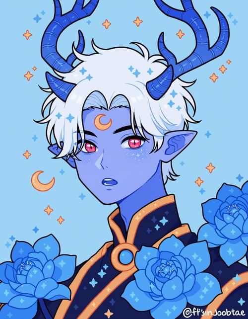 Ayanna's Celestial Kawaii Style by Ayanna_01 on Tensor.Art