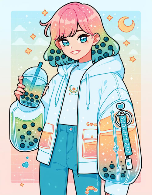Ayanna's Celestial Kawaii Style by Ayanna_01 on Tensor.Art