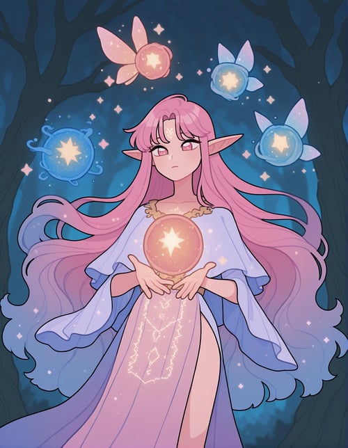 Ayanna's Celestial Kawaii Style by Ayanna_01 on Tensor.Art