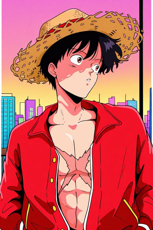 City pop style (80s anime style) illustriousXL by zura_janai on Tensor.Art