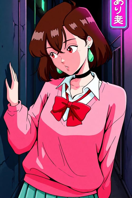 City pop style (80s anime style) illustriousXL by zura_janai on Tensor.Art