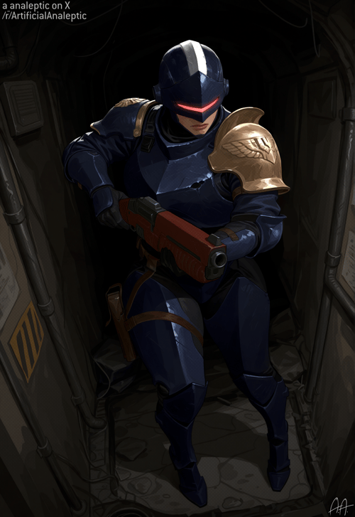 Adeptus Arbites - Warhammer 40K by ArtificialAnaleptic on Tensor.Art