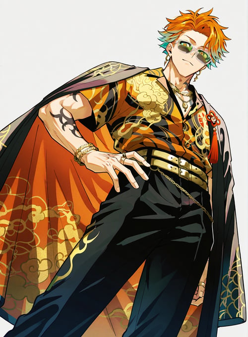 宇佐美リト 極道衣装 / Usami Rito Yakuza Costume by user108746409 on Tensor.Art