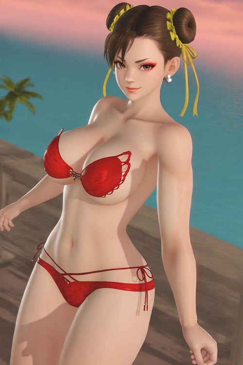 Crimson Flower (Dead or Alive: Venus Vacation) by Farfegnugen on Tensor.Art