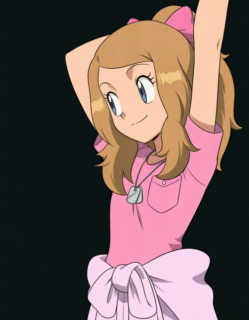 Serena from Pokemon XY Anime (Ryhorn Rider form) (Important description) by TecnoIA on Tensor.Art