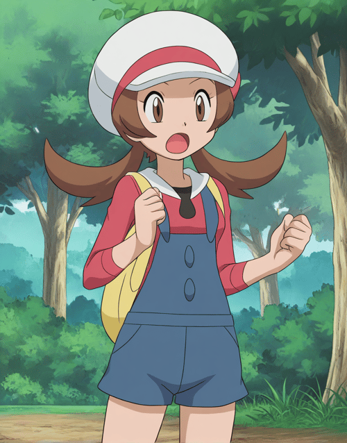 Lyra from Pokemon Anime PXL by TecnoIA on Tensor.Art