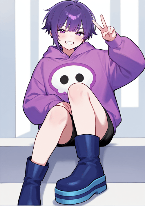 [IllustriousXL] Sinigami しにがみ - 日常組 nichijogumi by ふうり on Tensor.Art