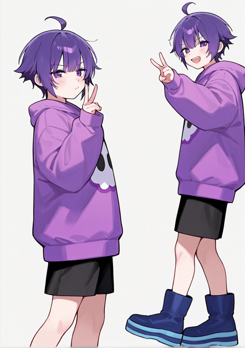 [IllustriousXL] Sinigami しにがみ - 日常組 nichijogumi by ふうり on Tensor.Art