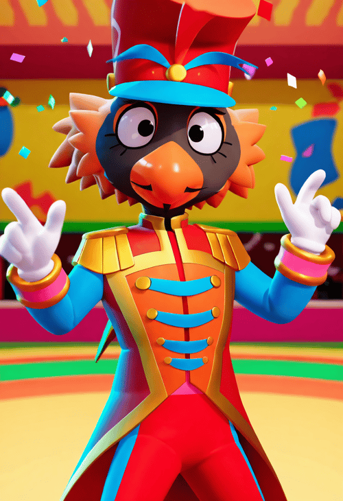 Cosmo - THE MERRY-GO-ROUND | The Amazing Digital Circus Illustrious by SoloimageAi on Tensor.Art