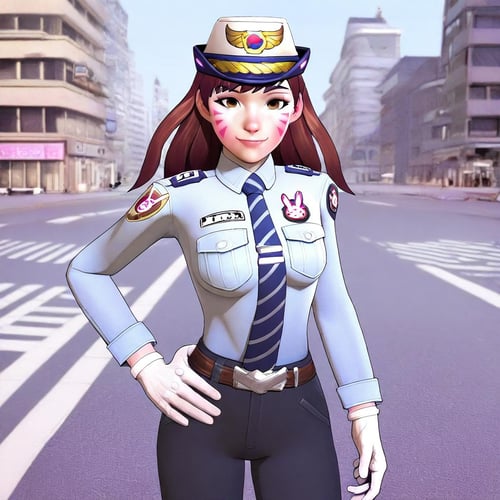 Officer D.va (Overwatch). Illustrious/XL by Nigel Knightwalker on Tensor.Art