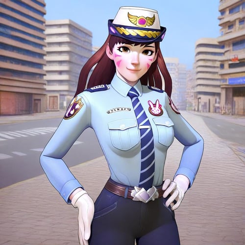 Officer D.va (Overwatch). Illustrious/XL by Nigel Knightwalker on Tensor.Art